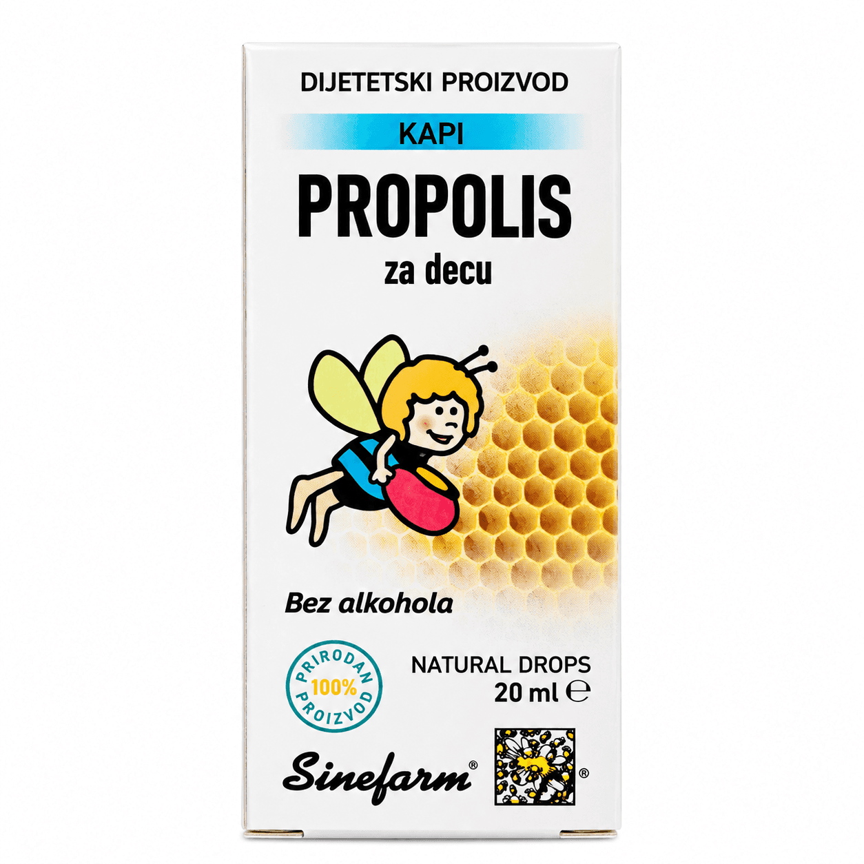 Propolis kapi  decu bez alkohola 30ml Sinefarm