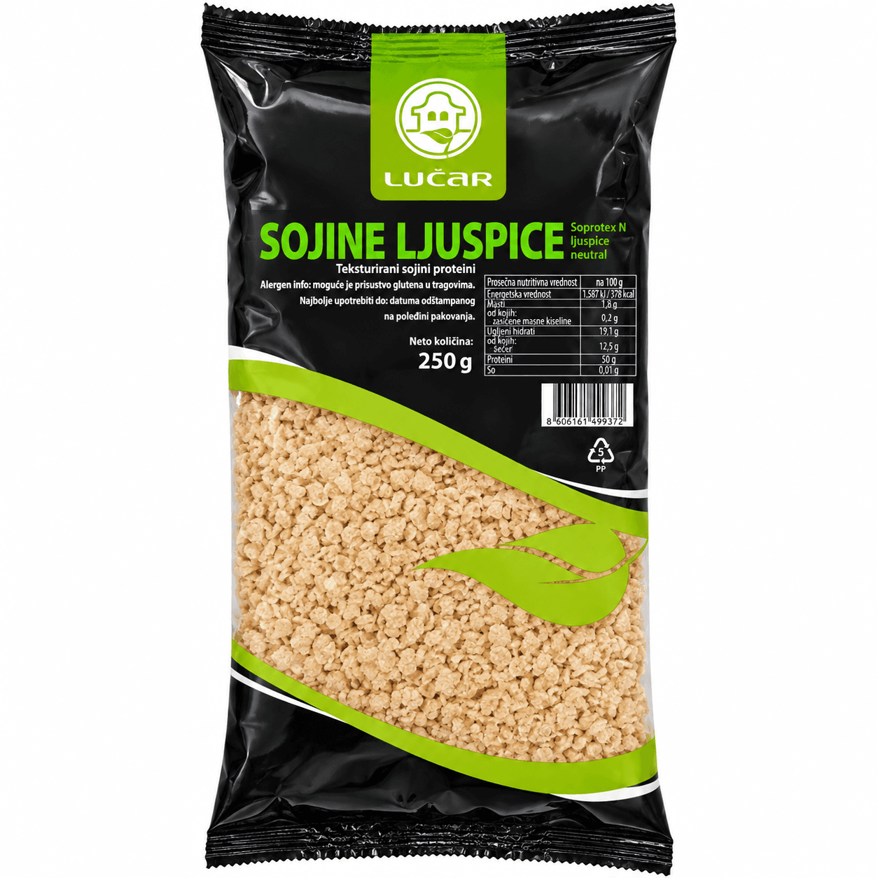 Sojine ljuspice 250g Lučar