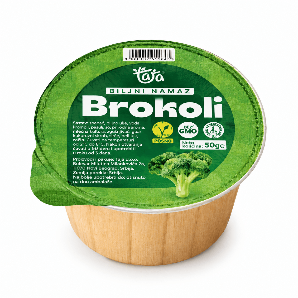 Biljni namaz od Brokolija 50g Tara