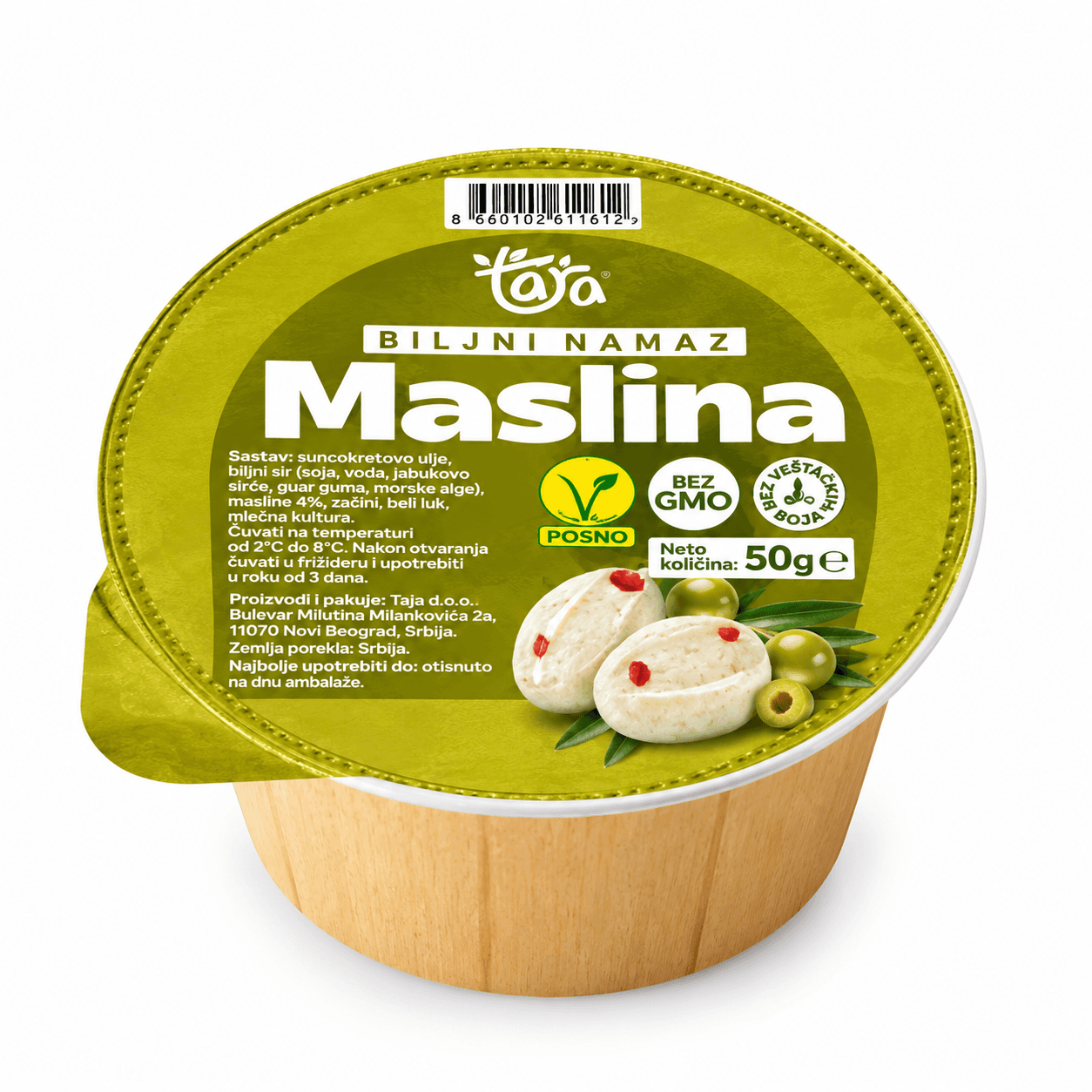 Biljni Namaz od Maslina 50g Tara