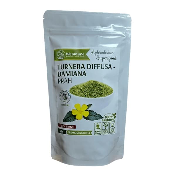 DAMIANA ORGANSKI PRAH 100g We are one