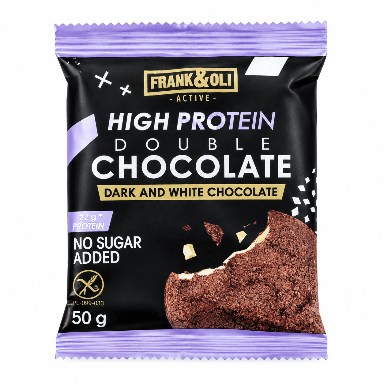 Proteinski keks sa tamnom i belom čokoladom 50g Frank&Oli