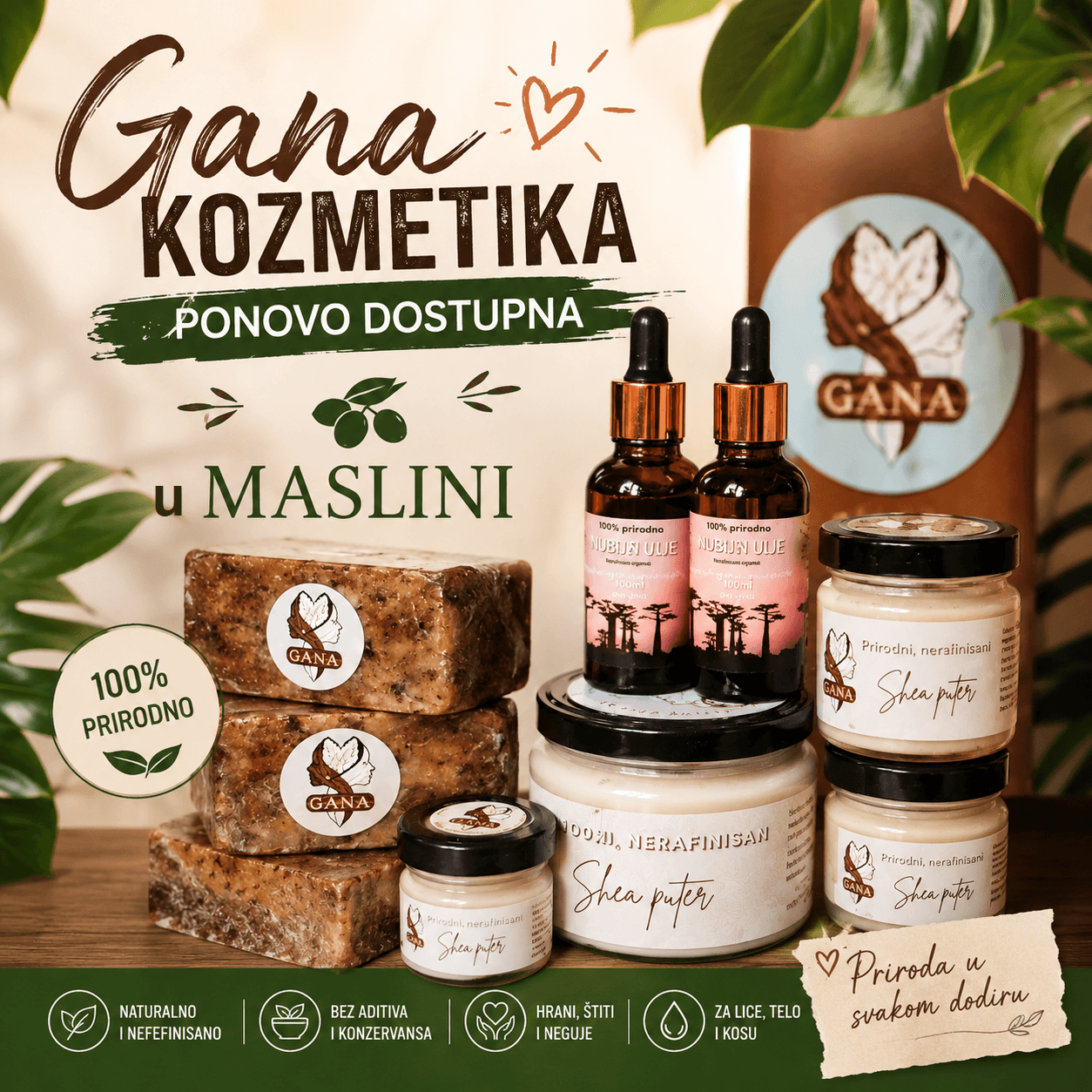 GANA KOZMETIKA PONOVO DOSTUPNA
