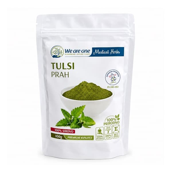 Tulsi prah organski 100g We are one