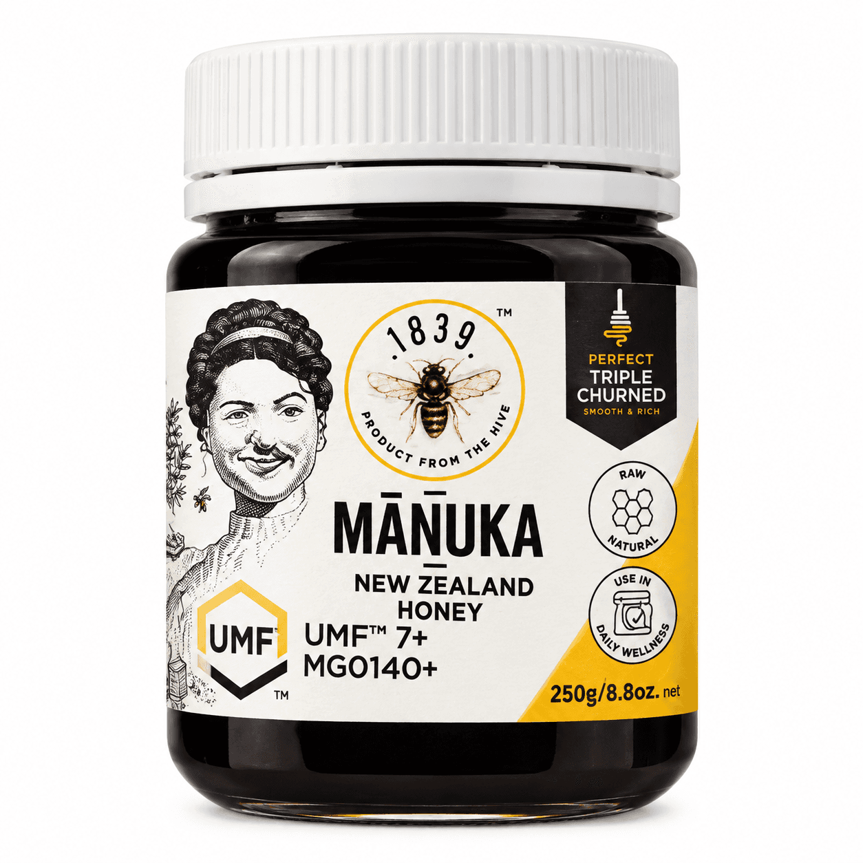 Manuka med UMF 7+ 250 g 1839 Honey