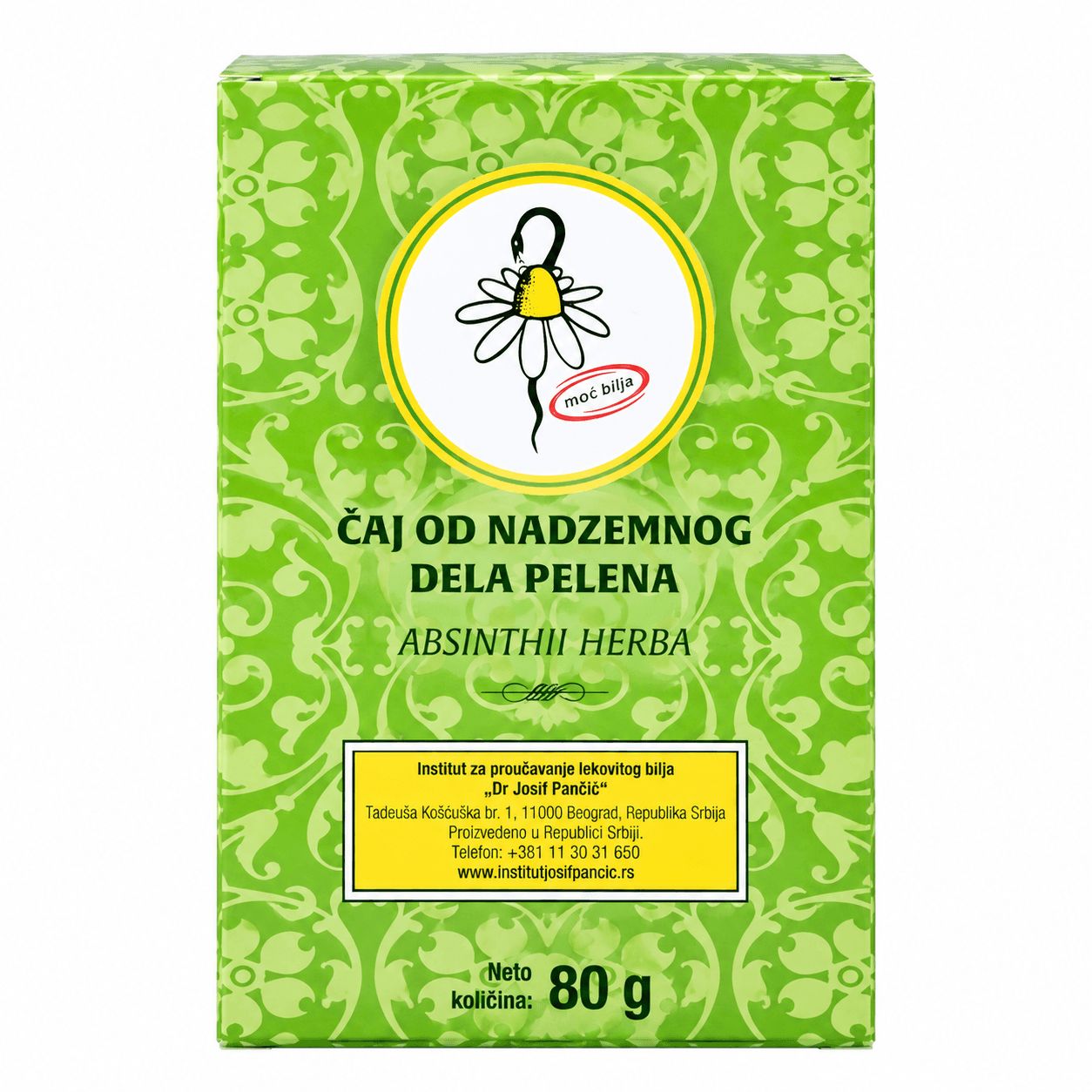 Čaj od nadzemnog dela Pelena 80g Institut Josif Pančić