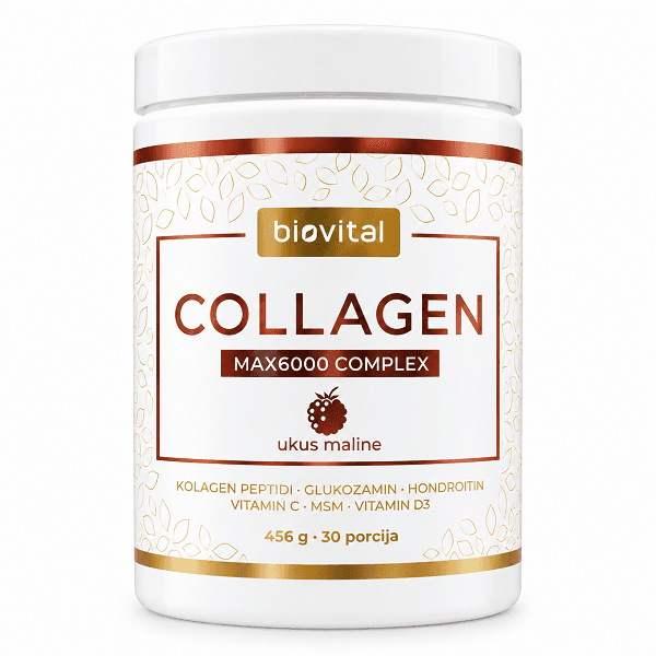 Bioactive Collagen Complex 6000mg Malina 456g Biovital