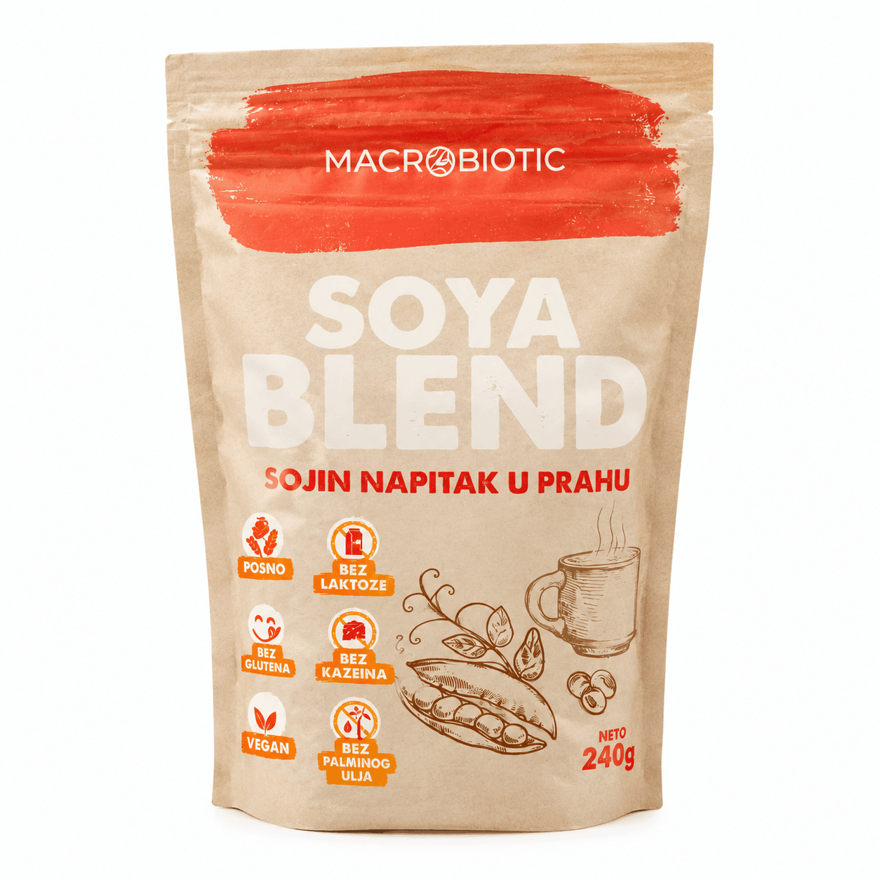 Sojin napitak Blend 240g Macrobiotic prom
