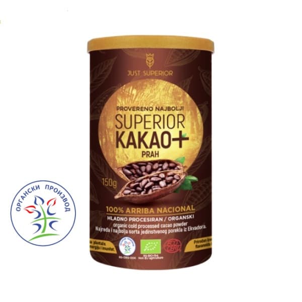 Kakao prah Arriba Nacional 150g Just Superior
