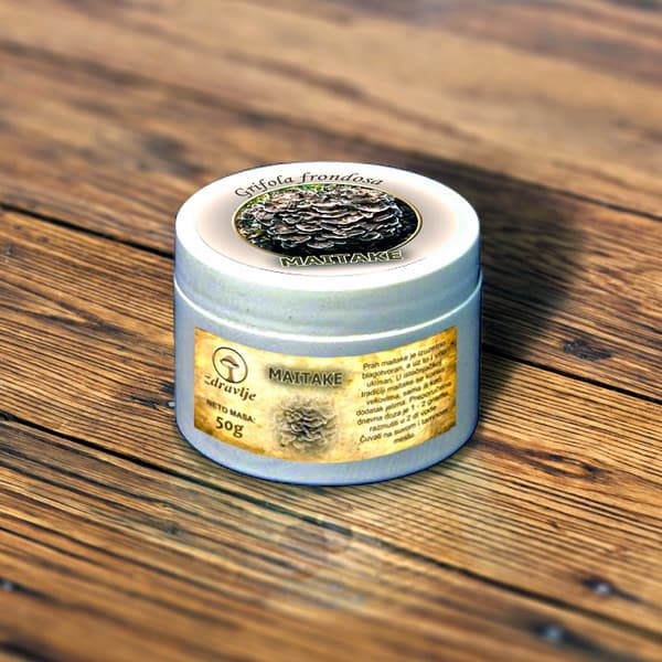 Maitake Grifola frondosa – sušeni prah 50g Elegance Press