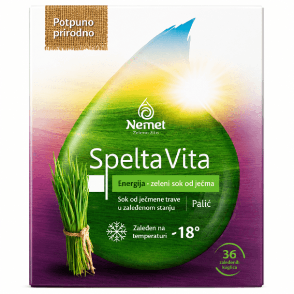 Spelta Vita ENERGIJA Zamrznuti Zeleni sok od ječma 400g -36 kuglica