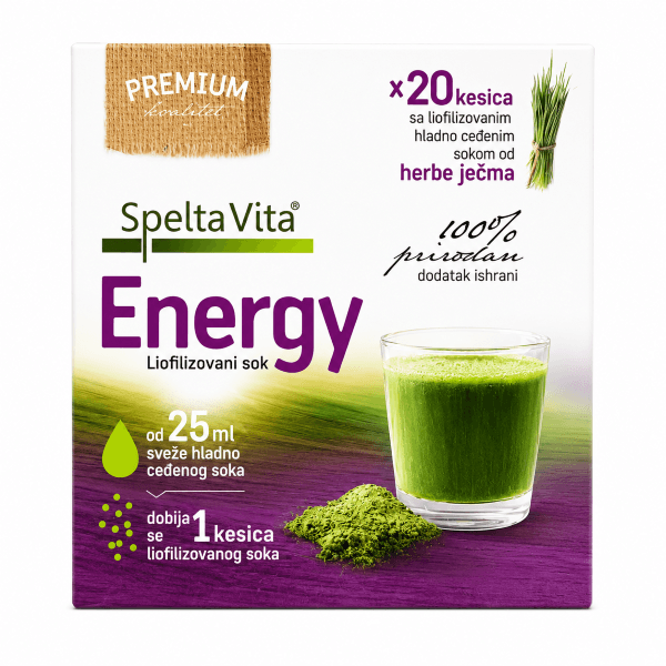 Spelta Vita ENERGY - Liofilizovani sok ječma 0,8g x 20 kesica