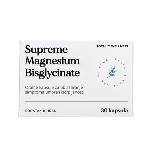 Totally Wellness Supreme Magnesium Bisglycinate 30 kapsula