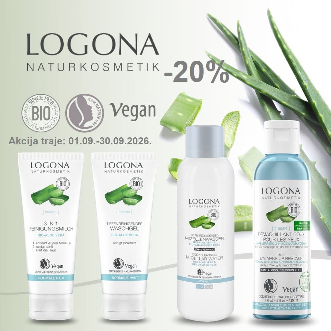 LOGONA BIO ALOJA -20% TOKOM SEPTEMBRA