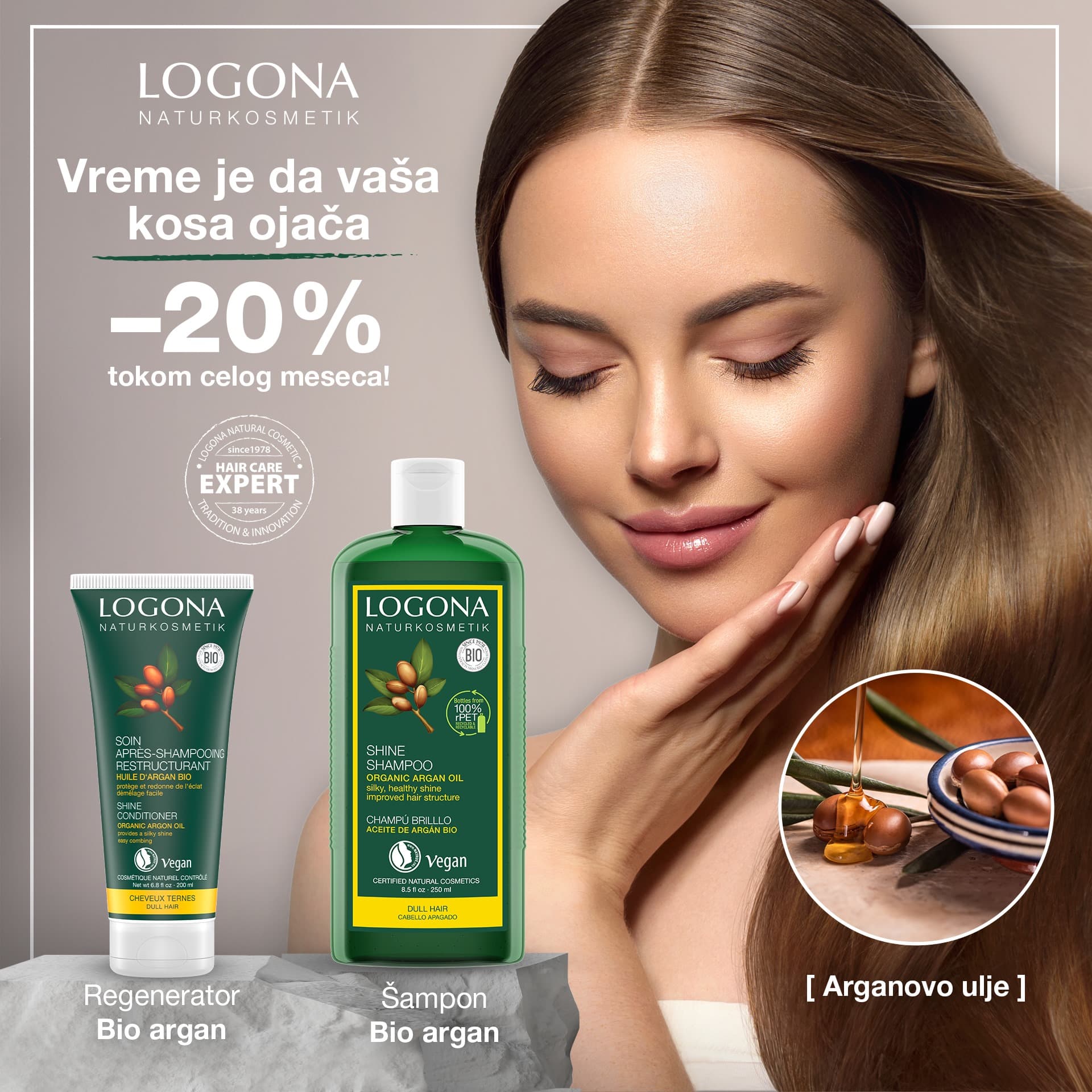 LOGONA ŠAMPONI AKCIJA -20%