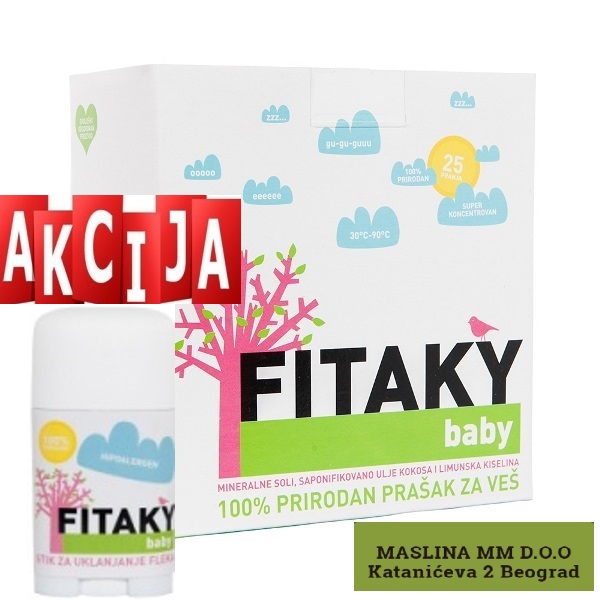 UZ KUPOVINU FITAKY BABY PRAŠKA ZA VEŠ GRATIS FITAKY STIK ZA UKLANJANJE FLEKA
