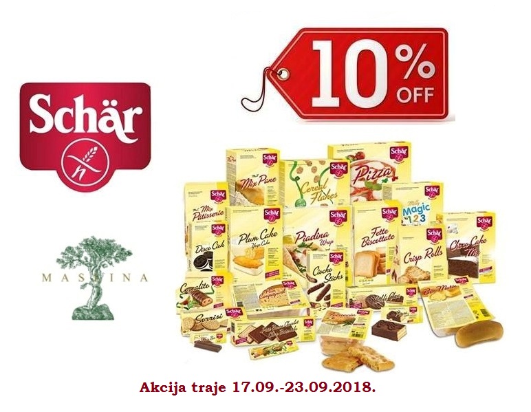 PROMOCIJA I DEGUSTACIJA SCHAR PROIZVODA - POPUST 10%