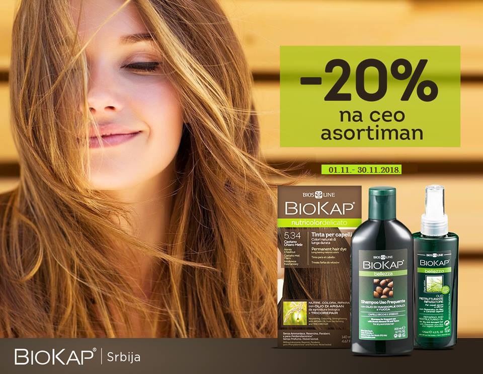 POPUST -20% NA BIOKAP PROIZVODE