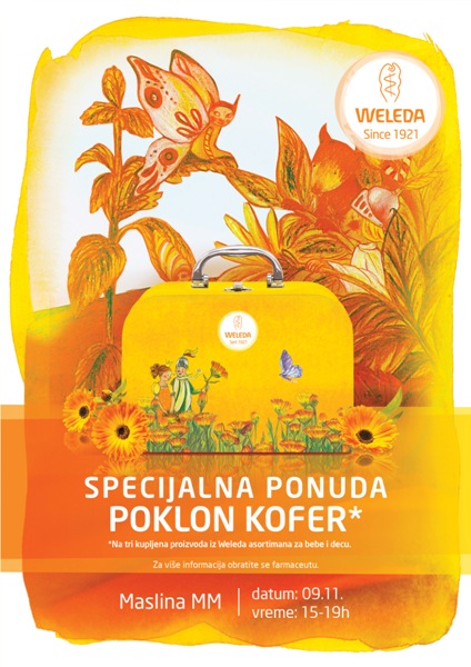 PROMOCIJA WELEDA KOZMETIKE I MAŠTOVITO KOFERČE