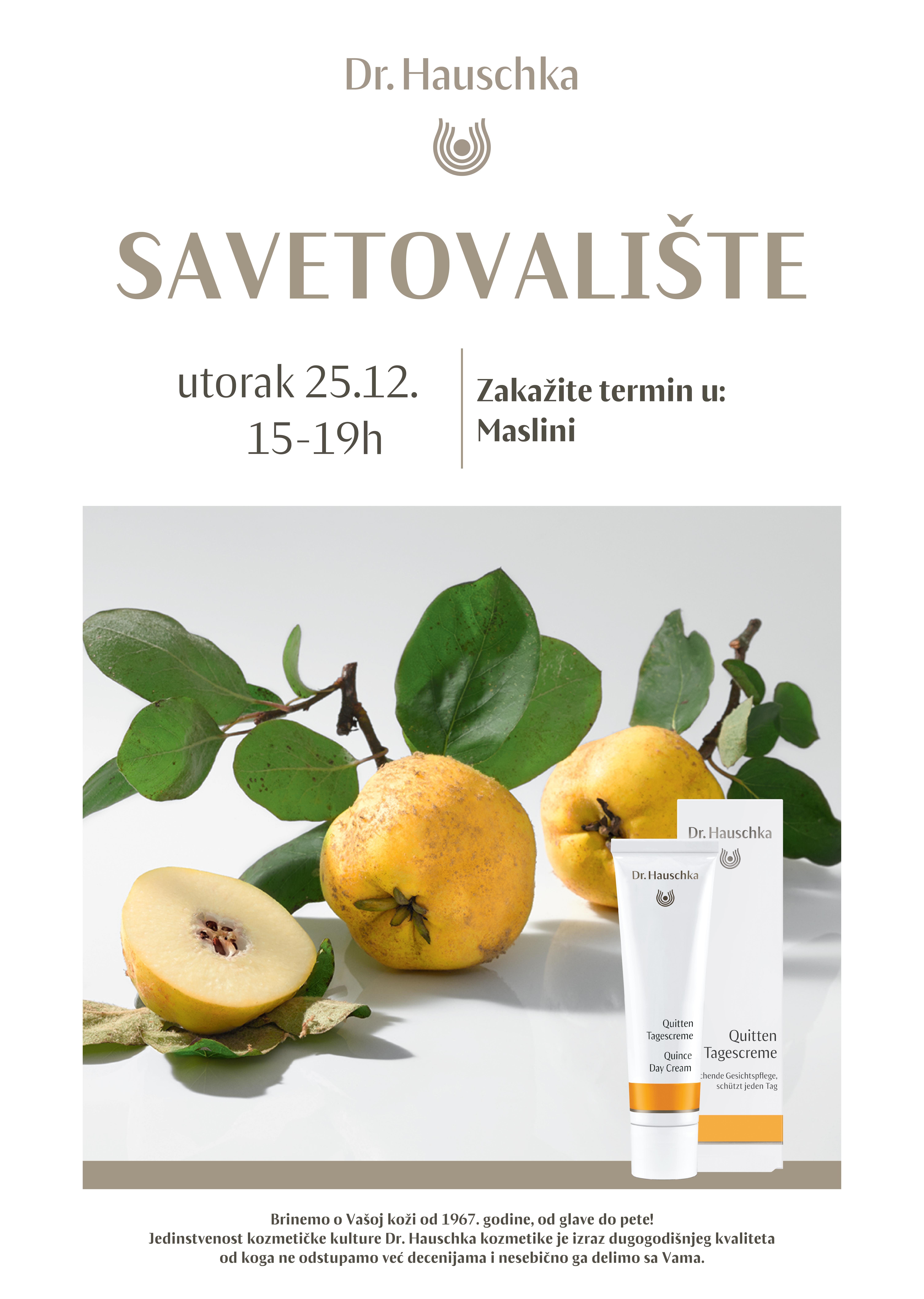 PROMOCIJA DR.HAUSCHKE KOZMETIKE U DECEMBRU