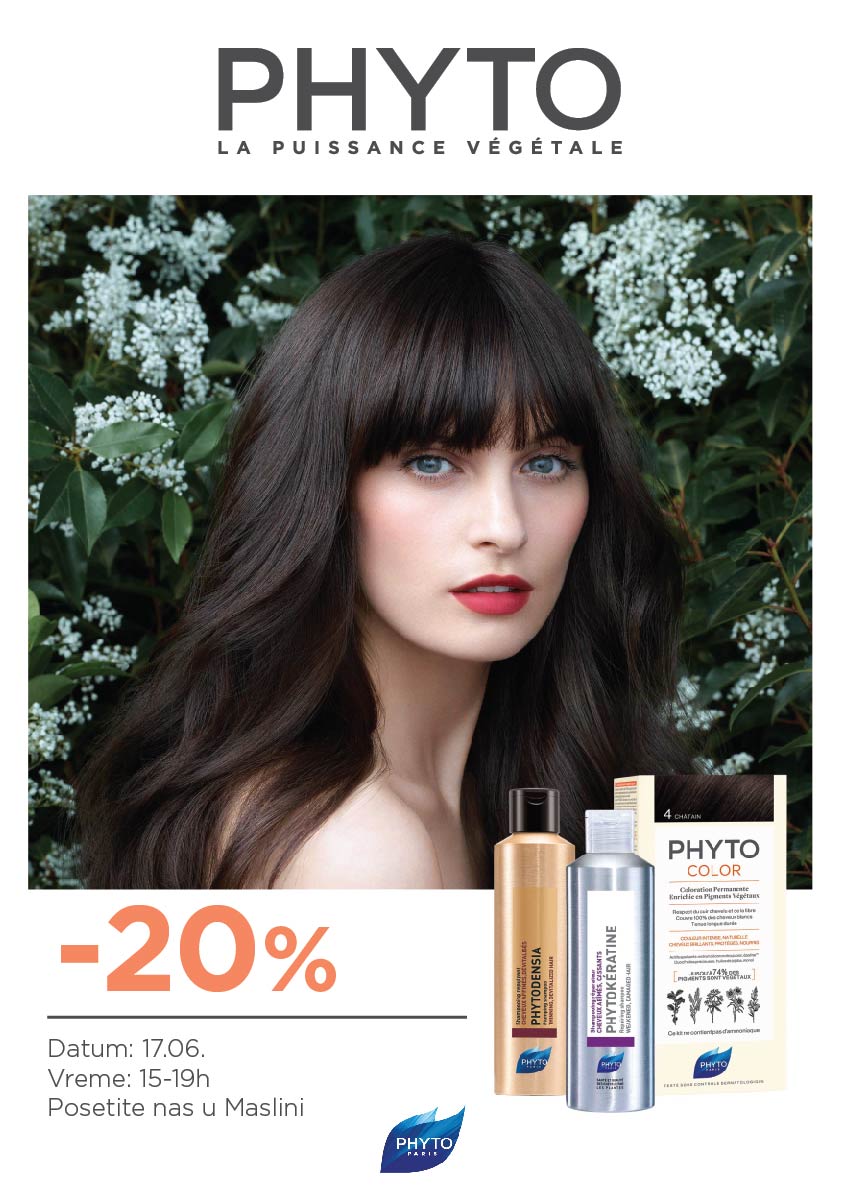 PHYTO KOZMETIKA ZA KOSU 20% POPUST NA CEO ASORTIMAN