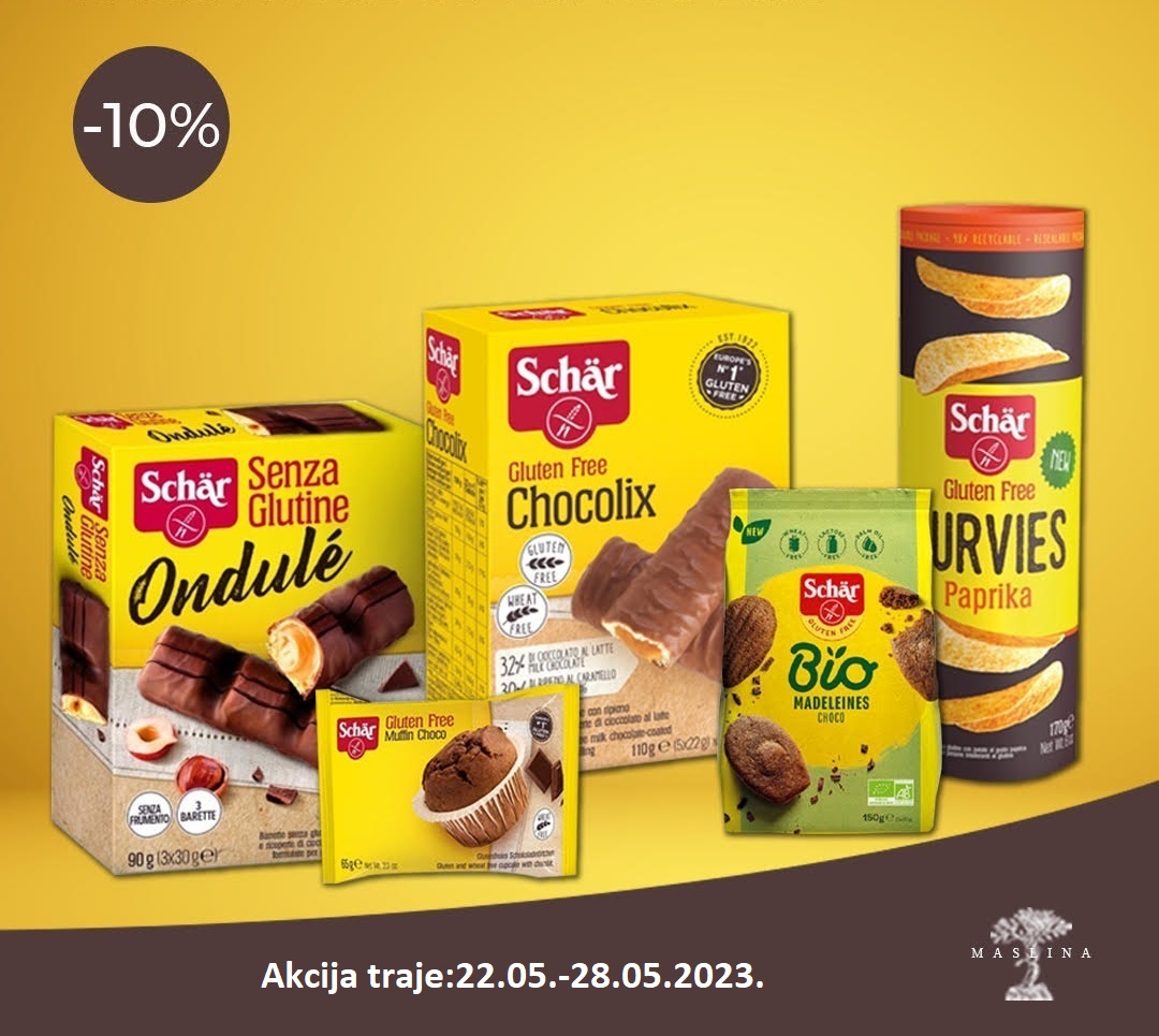 SCHAR PROIZVODI BEZ GLUTENA - POPUST 10% 