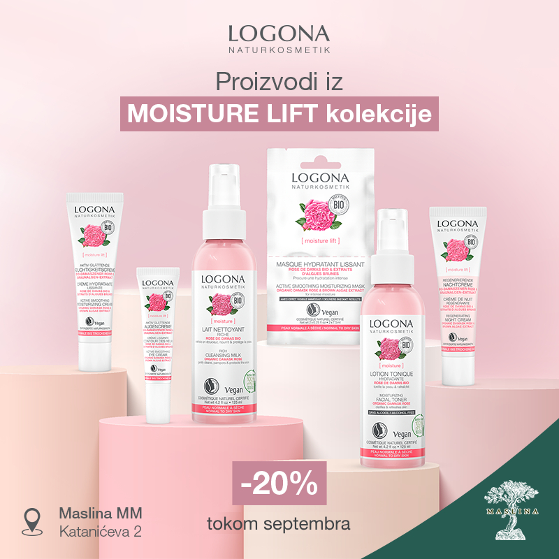 LOGONA LINIJA ZA NEGU SUVE KOŽE LICA -20% POPUST