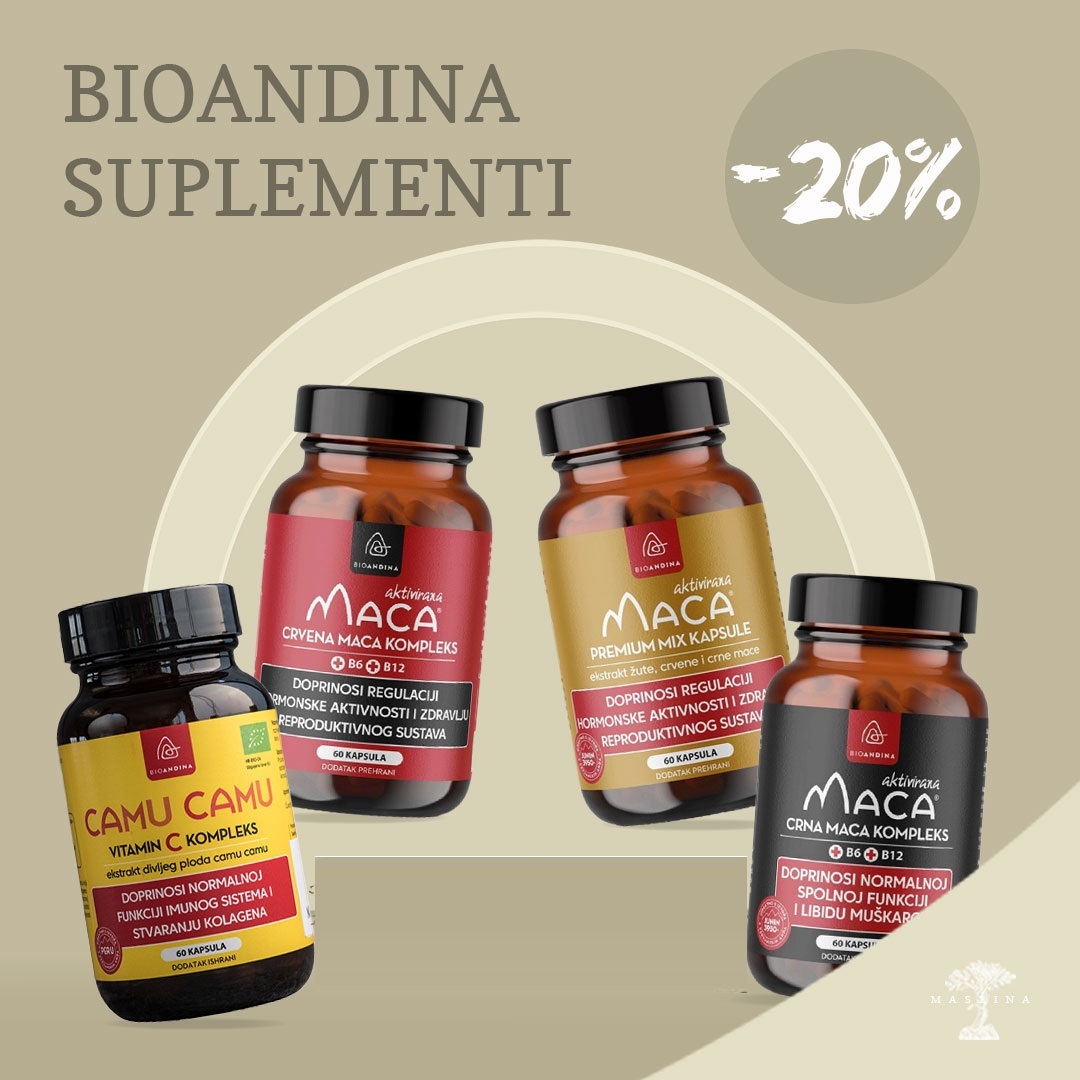 BIOANDINA SUPLEMENTI POPUST -20%