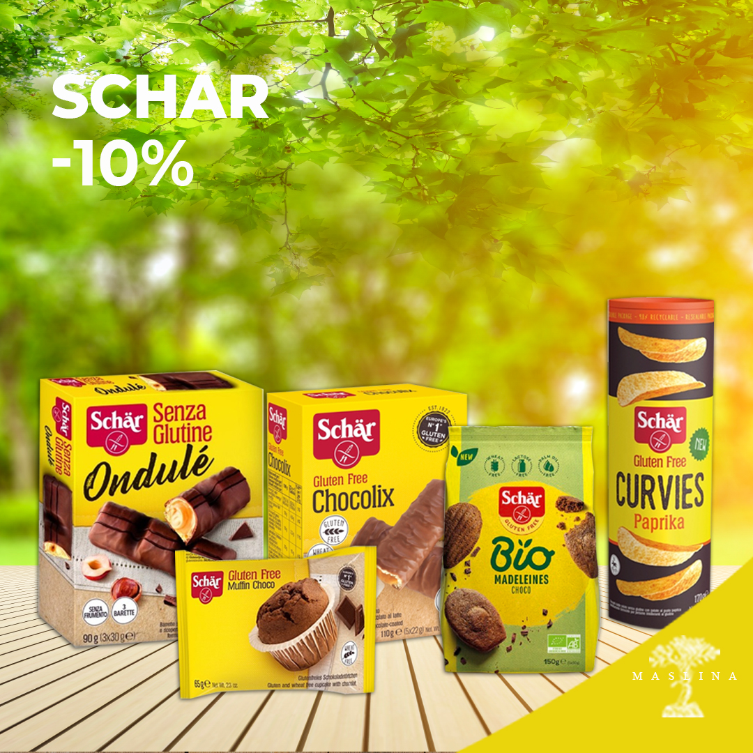 SCHAR  POPUST -10% NA PROIZVODE BEZ GLUTENA