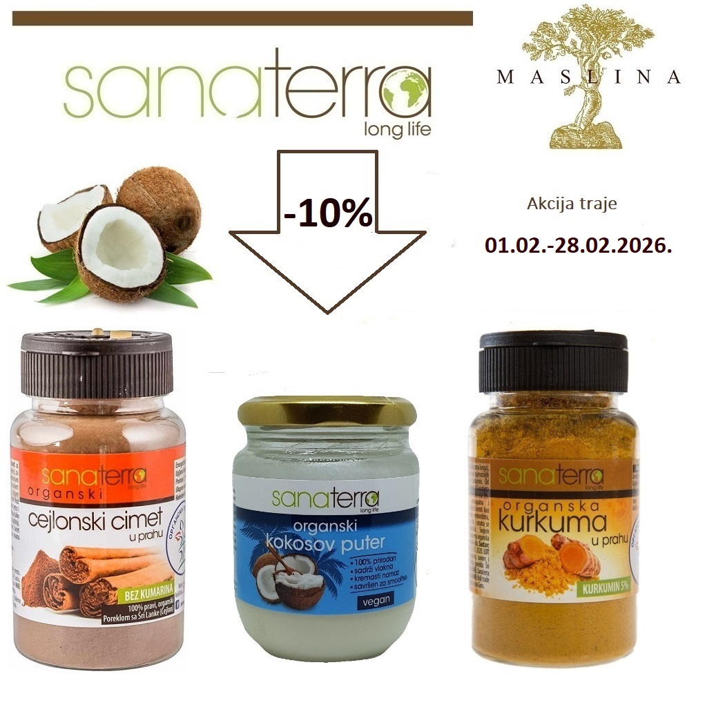 SANATERRA ФЕБРУАРСКА АКЦИЈА POPUST -10%