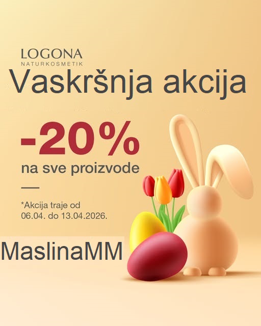 LOGONA VASKRŠNJA  AKCIJA  -20% CEO ASORTIMAN