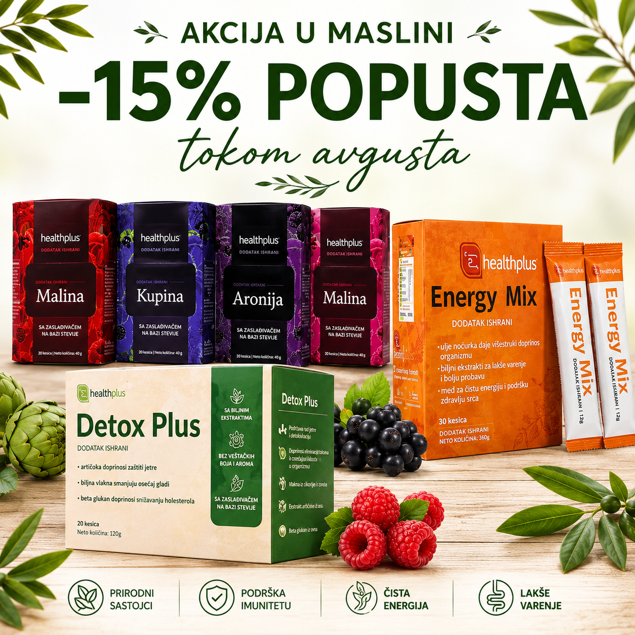 INVENTA VITA PRAH VOĆA I POVRĆA POPUST -15%