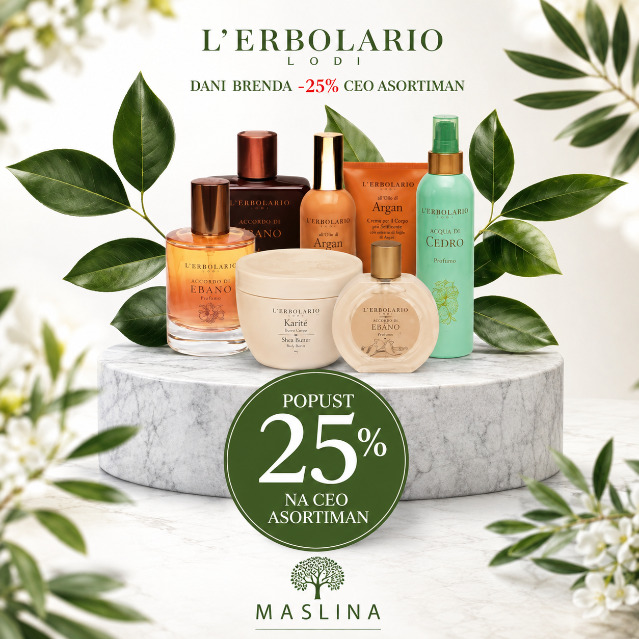 LERBOLARIO DANI BRENDA U MASLINI  AKCIJA - 25% CEO ASORTIMAN