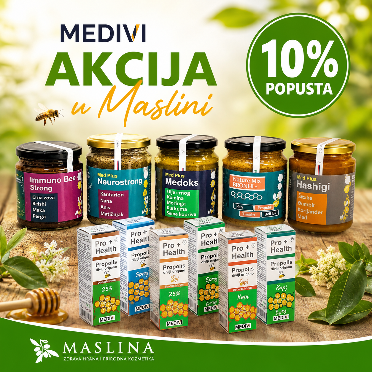 MEDIVI POPUST -10% NA CEO ASORTIMAN