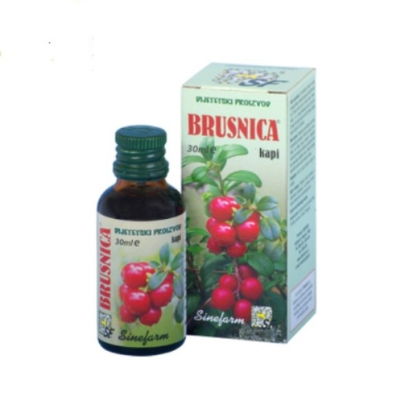 Kapi od Brusnice Sinefarm 30ml