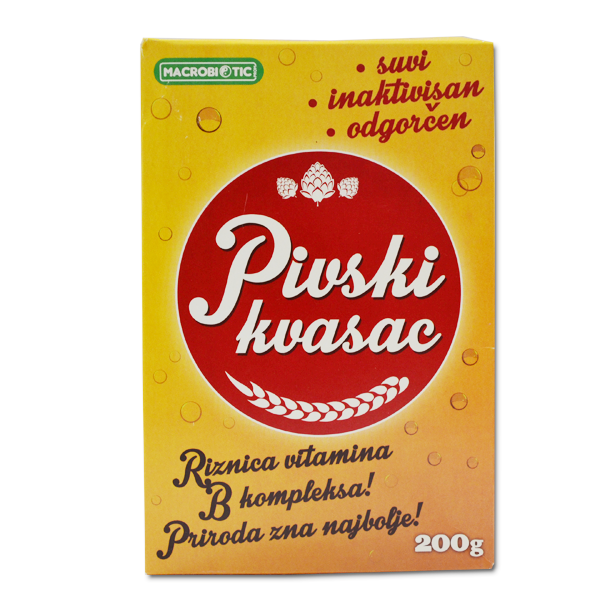 Suvi pivski kvasac 200g Macrobiotic Prom