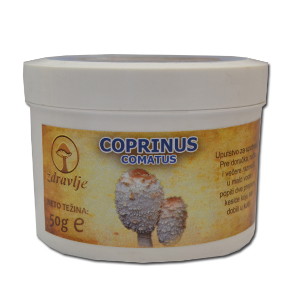 Coprinus comatus u prahu 50g