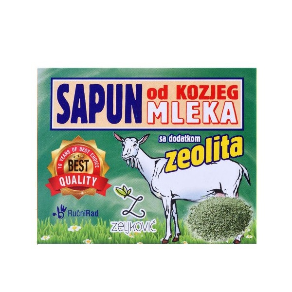 Sapun od kozjeg mleka sa dodatkom zeolita 70g