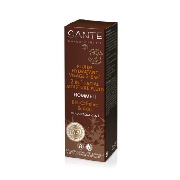 Sante Homme 2 u 1 Tečna krema bio kofein  50ml