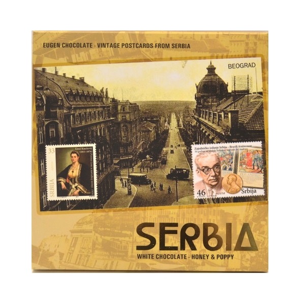 Eugen Čokolada Vintage Postcards from Serbia - Beograd 90 g