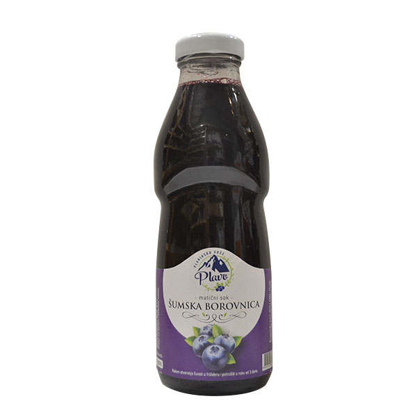 Matični sok od šumske borovnice  Plavo 500ml