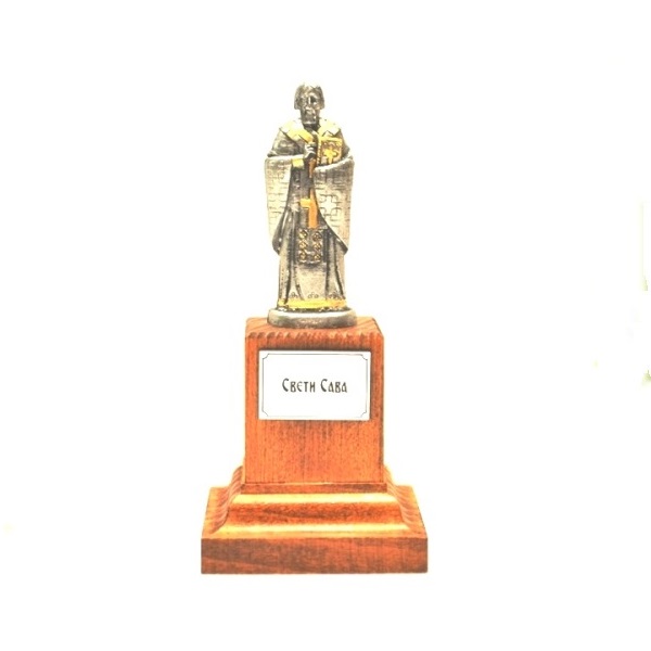 Metalna figura  Sveti Sava