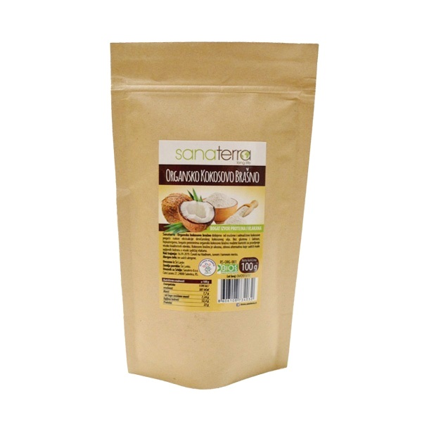 Kokosovo brašno organic Sanaterra 100g