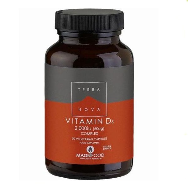 Terranova Vitamin D3 2000IJ 50 kapsula