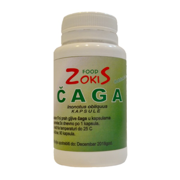 Čaga gljiva ZokiS Food 90 kapsula 32g