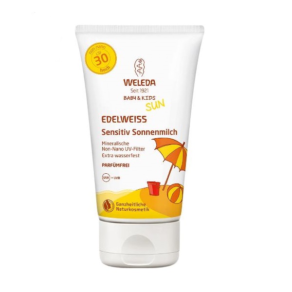 Weleda Mleko za zaštitu  tela za osetljivu kožu dece i beba spf 30  150ml