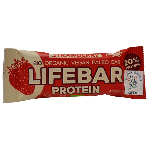 Lifebar protein jagoda 47g