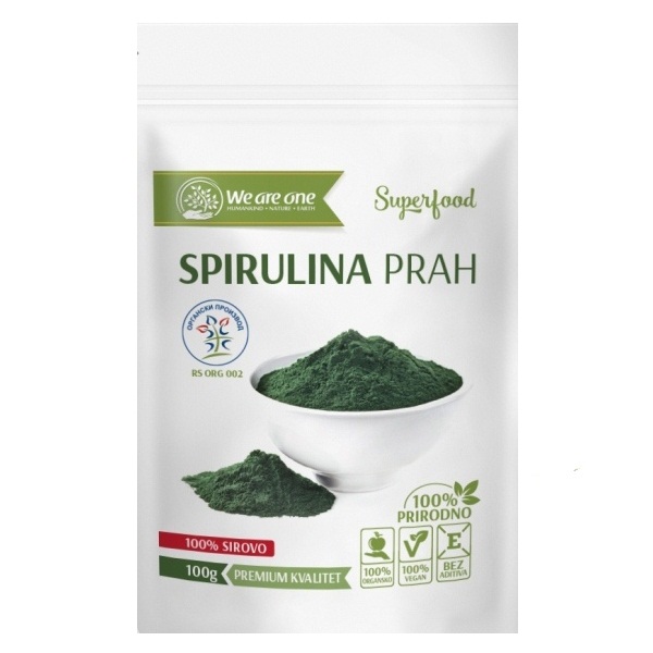 Spirulina prah organic We are one 100g