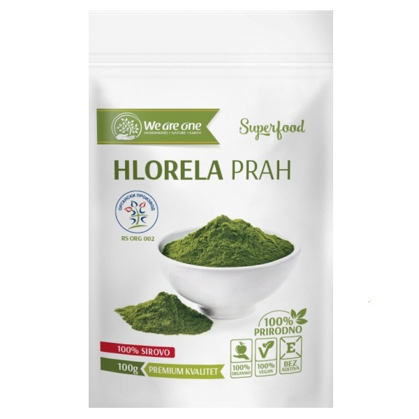 Hlorela prah organic We are one 100g