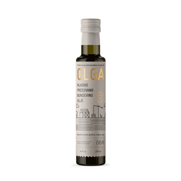 Hladno presovano bundevino ulje Olga 250ml 